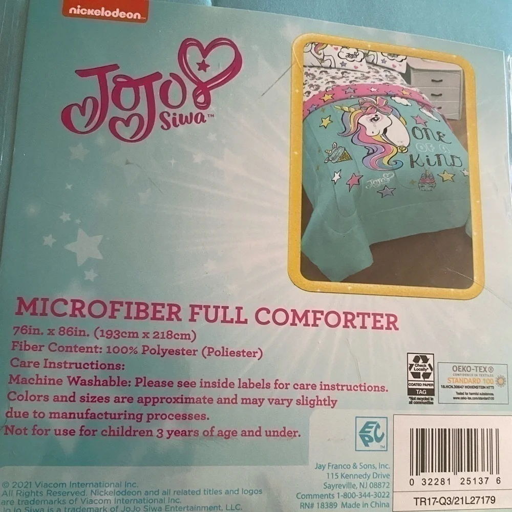 JoJo Siwa Reversible Comforter & Sheet Set